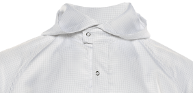 Antistatic Esd Long Sveeve Hooded Smock Snap Buttons - Image 4
