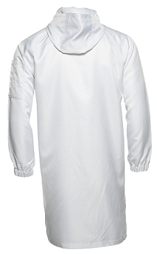 Antistatic Esd Long Sveeve Hooded Smock Snap Buttons - Image 2