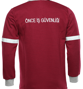 Alternative view of Antistatic Esd Polo Type T-Shirt Long Sleeve Reflector Emproidery