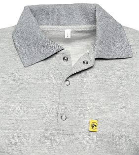 Antistatic Esd T-Shirt Snap Buttons - Image 3