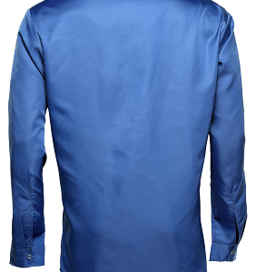 Alternative view of Antistatic Esd Long Sleeve Smock Snap Button Blue