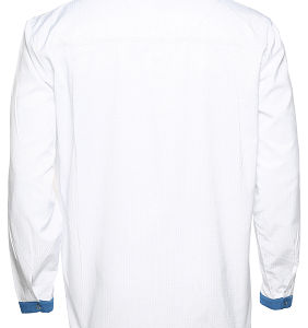 Alternative view of Antistatic Esd long sleeve Smock double colors logo