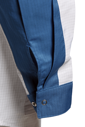 Antistatic Esd long sleeve Smock double colors - Image 3