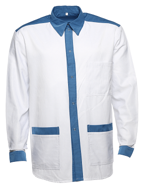 Antistatic Esd long sleeve Smock double colors