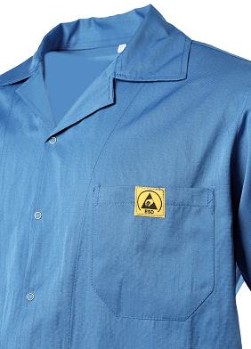 Antistatic Esd short Sleeve Smock - Image 3
