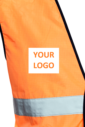 Esd Safety Reflectivev Vest Orange - Image 3