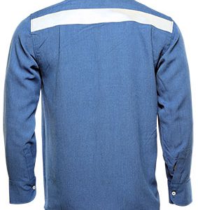 Alternative view of flame retardant shirt
